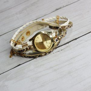 Vintage Geneva Women's Chain Wrap Bracelet Watch